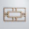 Ekena Millwork Extra Small Hastings Decorative Fretwork Wood Wall Panels, Red Oak, 4 7/8"W x 7 3/8"H x 3/8"T WALW08X08X0375HASRO - alternate 6